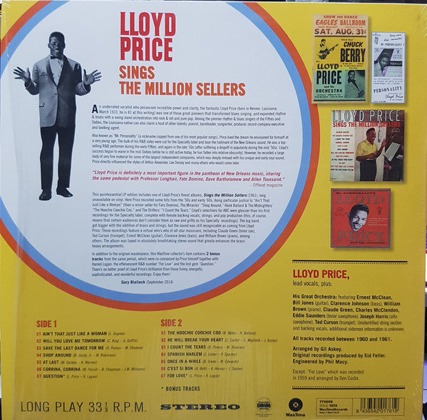 Lloyd Price - Sings The Million Sellers - LP