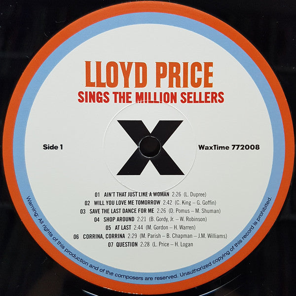 Lloyd Price - Sings The Million Sellers - LP