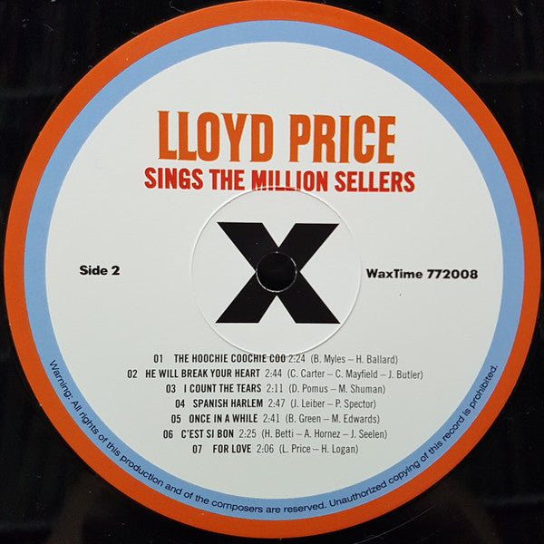 Lloyd Price - Sings The Million Sellers - LP