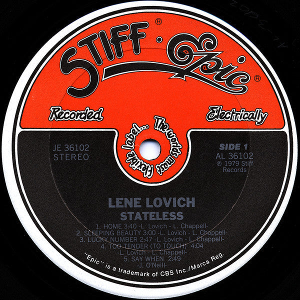 Lene Lovich - Stateless - LP