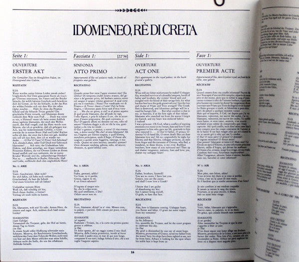 Mozart* - Edith Mathis, Julia Varady*, Wiesław Ochman, Peter Schreier, Rundfunkchor Leipzig, Staatskapelle Dresden, Karl Böhm - Idomeneo - LP