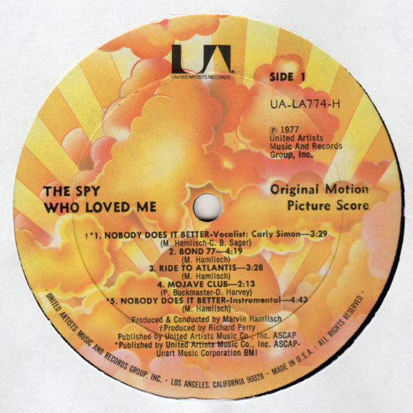 Marvin Hamlisch - The Spy Who Loved Me (Original Motion Picture Score) - LP