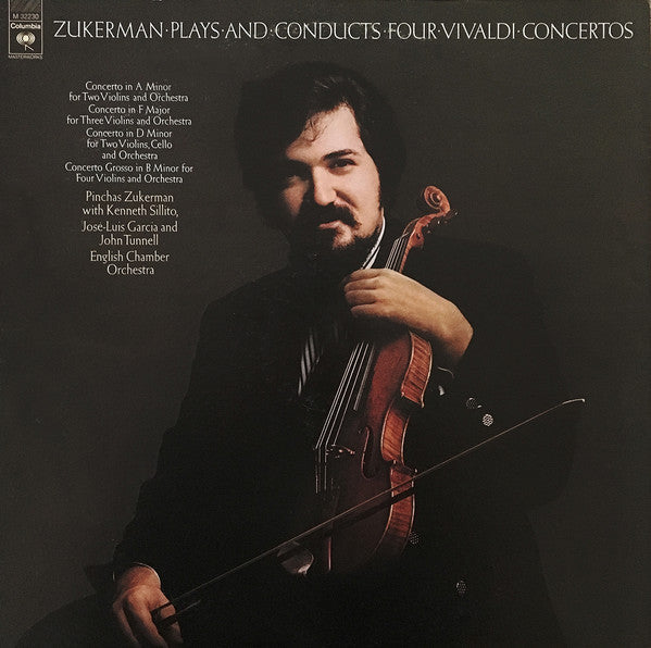 Zukerman* - Vivaldi* - English Chamber Orchestra - Zukerman Plays And Conducts Four Vivaldi Concertos - LP