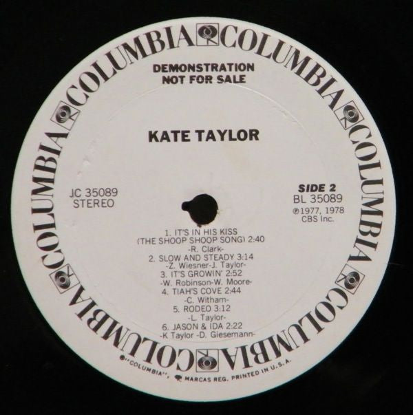 Kate Taylor - Kate Taylor - LP