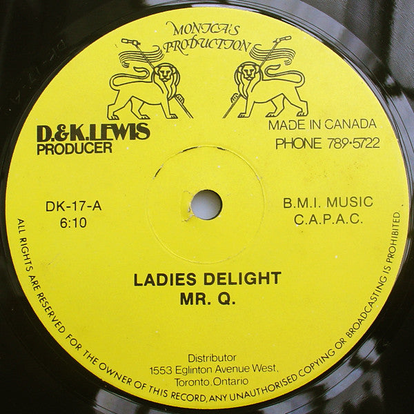 Mr. Q  - Ladies Delight - LP