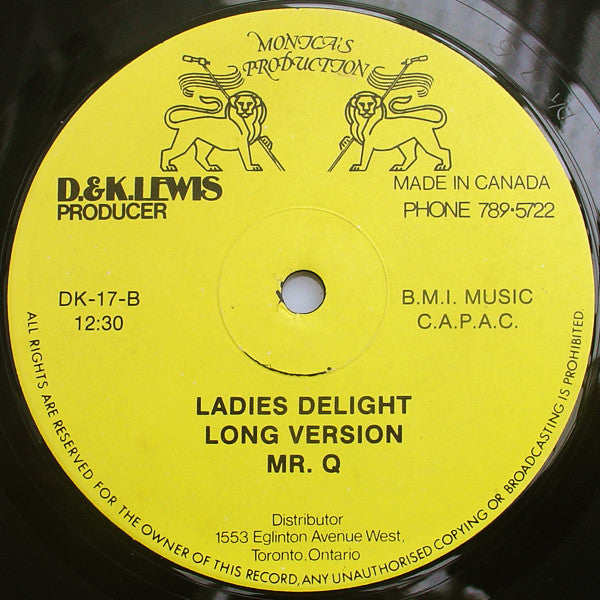 Mr. Q  - Ladies Delight - LP