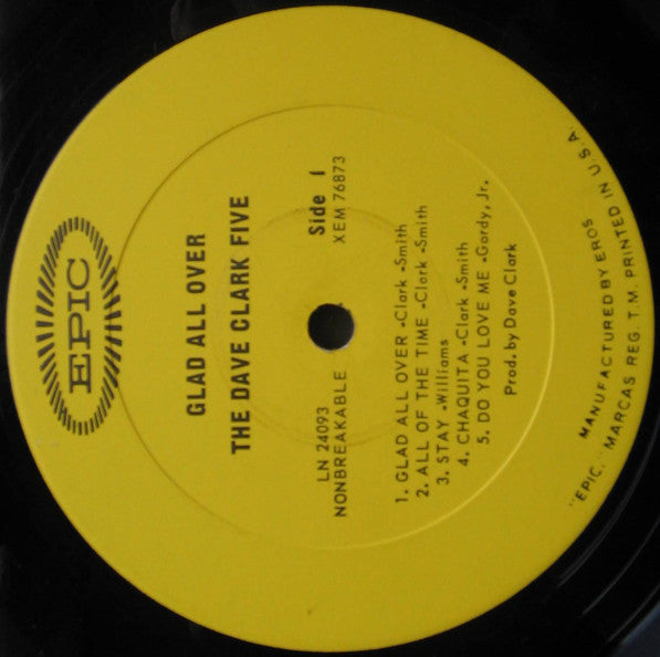 The Dave Clark Five - Glad All Over - LP