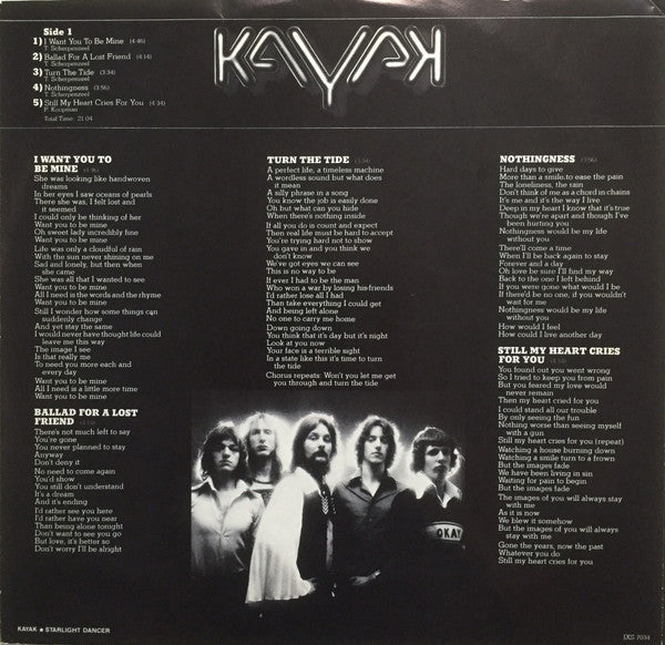 Kayak - Starlight Dancer - LP