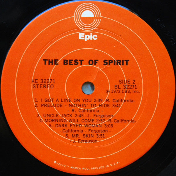 Spirit (8) - The Best Of Spirit - LP