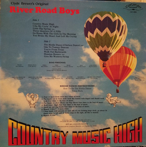 The River Road Boys - Country Music High - LP