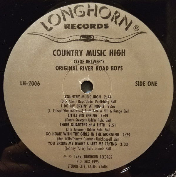 The River Road Boys - Country Music High - LP