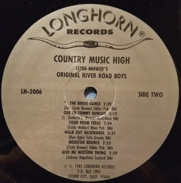 The River Road Boys - Country Music High - LP