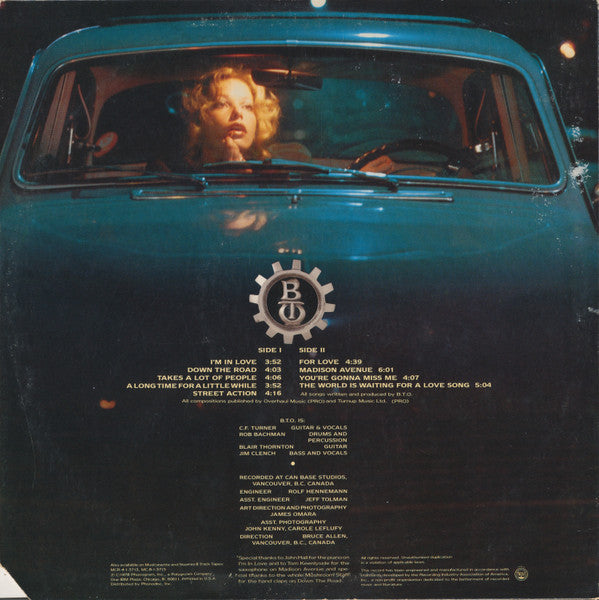 B.T.O.* - Street Action - LP