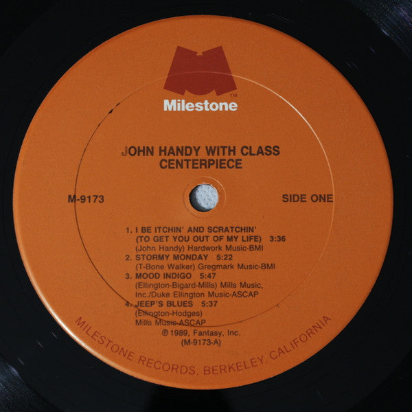 John Handy With Class - Centerpiece - LP
