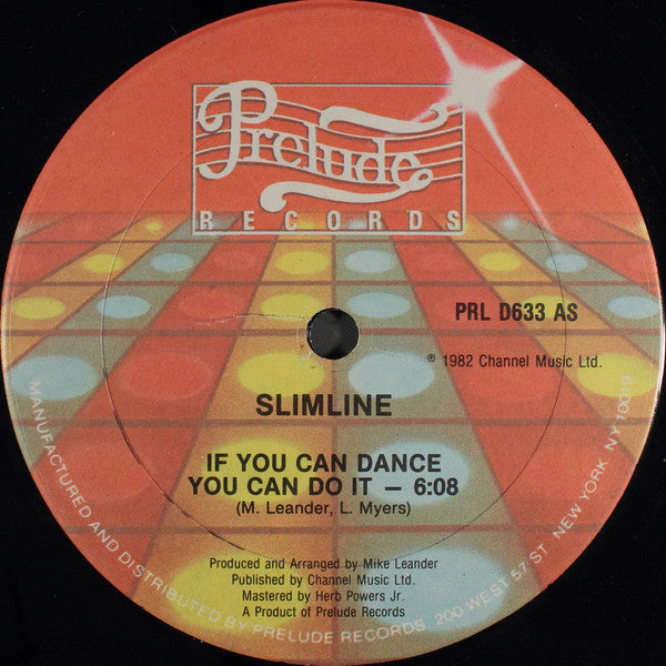 Slimline - If You Can Dance You Can Do It - LP