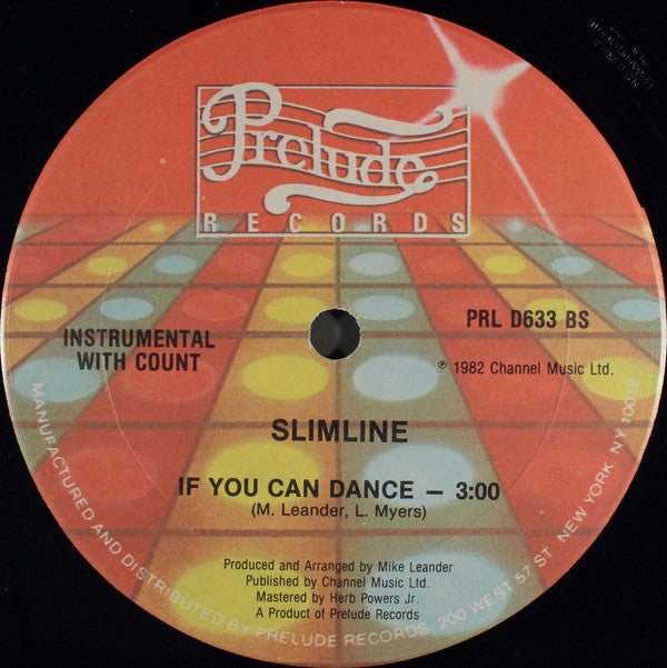 Slimline - If You Can Dance You Can Do It - LP