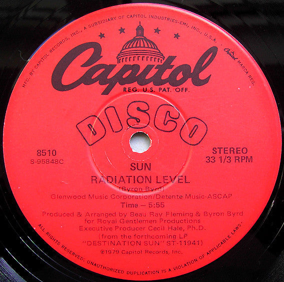 Sun  - Radiation Level - LP