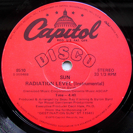 Sun  - Radiation Level - LP