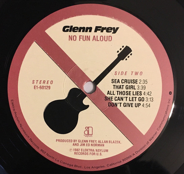 Glenn Frey - No Fun Aloud - LP