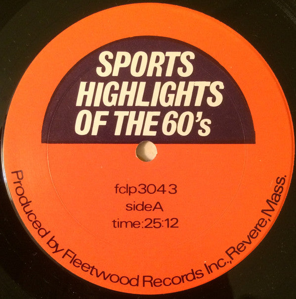 Curt Gowdy (2) - Sports Highlights Of The 60's - LP