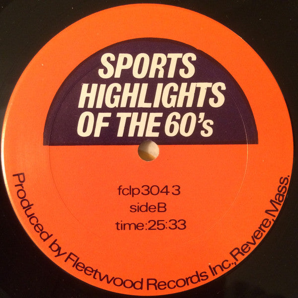 Curt Gowdy (2) - Sports Highlights Of The 60's - LP