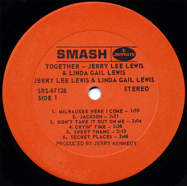 Jerry Lee Lewis & Linda Gail Lewis - Together - LP