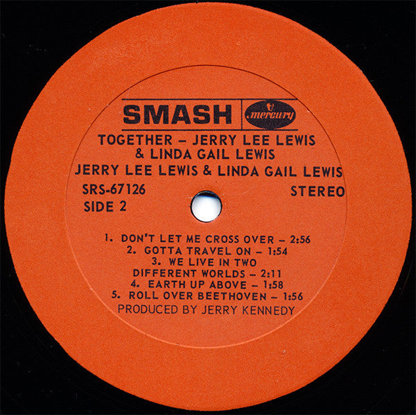 Jerry Lee Lewis & Linda Gail Lewis - Together - LP
