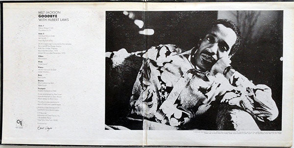 Milt Jackson With Hubert Laws - Goodbye - LP