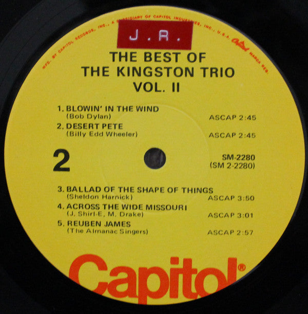 Kingston Trio - The Best Of The Kingston Trio Vol. 2 - LP