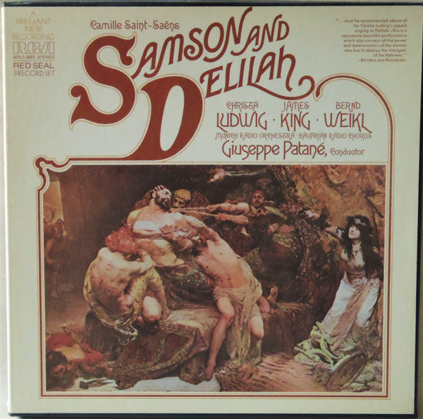 Christa Ludwig, James King , Bernd Weikl, Munich Radio Orchestra*, Bavarian Radio Chorus*, Giuseppe Patanè, Saint-Saëns* - Samson and Delilah - LP