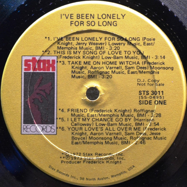 Frederick Knight - I've Been Lonely For So Long - LP