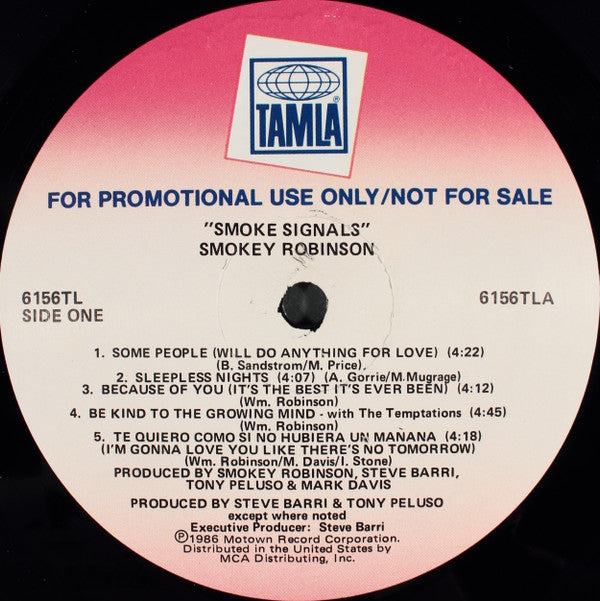 Smokey Robinson - Smoke Signals - LP