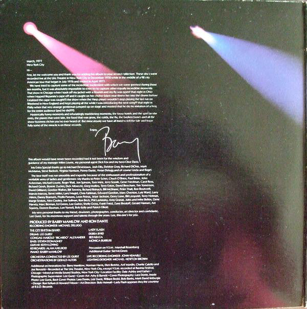 Barry Manilow - Live - LP