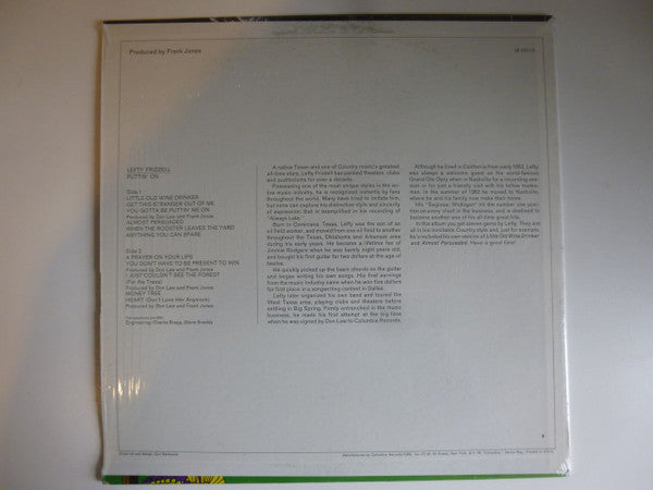 Lefty Frizzell - Puttin' On - LP