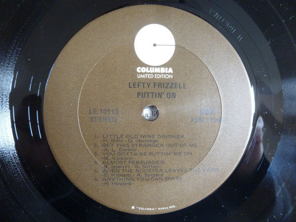 Lefty Frizzell - Puttin' On - LP