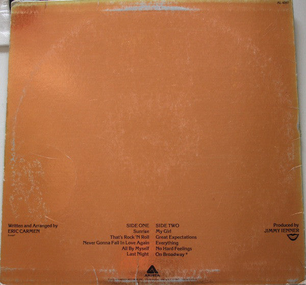 Eric Carmen - Eric Carmen - LP