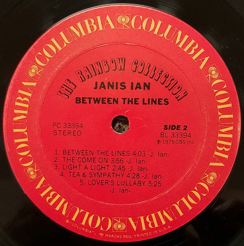 Janis Ian - Between The Lines - LP