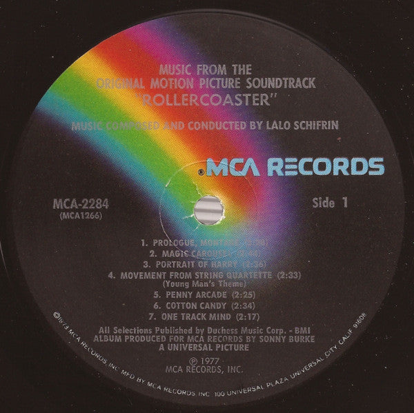 Lalo Schifrin - Rollercoaster (Music From The Original Motion Picture Soundtrack) - LP