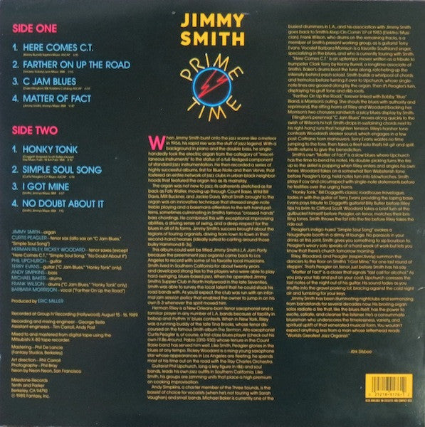 Jimmy Smith - Prime Time - LP