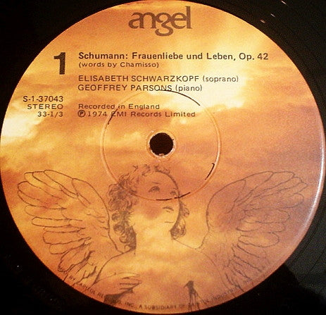 Schumann* / Elisabeth Schwarzkopf - Geoffrey Parsons  - Frauenliebe Und Leben, Op. 42 / Liederkreis, Op. 39 (Eichendorff) - LP