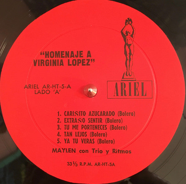 Maylen Con Trio Y Ritmos - Homenaje A Virginia Lopez - LP