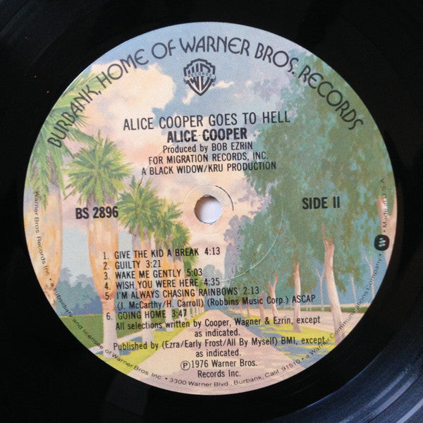 Alice Cooper (2) - Alice Cooper Goes To Hell - LP