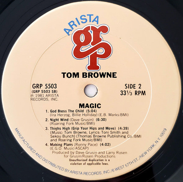Tom Browne - Magic - LP