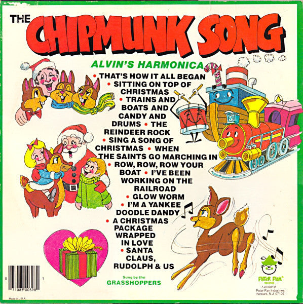 The Grasshoppers  - The Chipmunk Song - LP