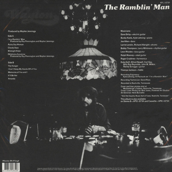 Waylon Jennings - Waylon The Ramblin' Man - LP