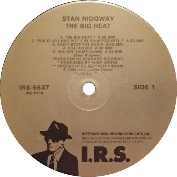 Stan Ridgway - The Big Heat - LP