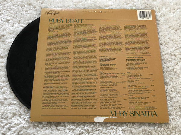 Ruby Braff - Very Sinatra - LP