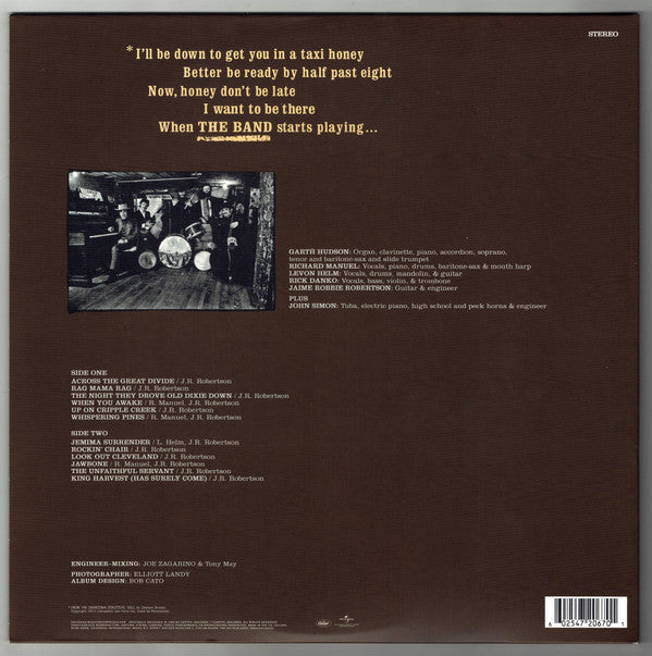 The Band - The Band - LP