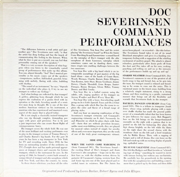 Doc Severinsen - Command Performances - LP