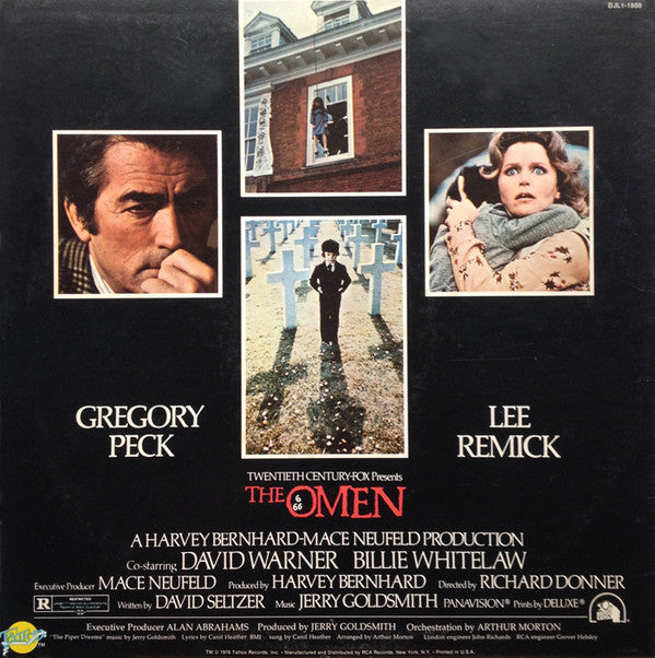 Jerry Goldsmith - The Omen - Original Motion Picture Soundtrack - LP